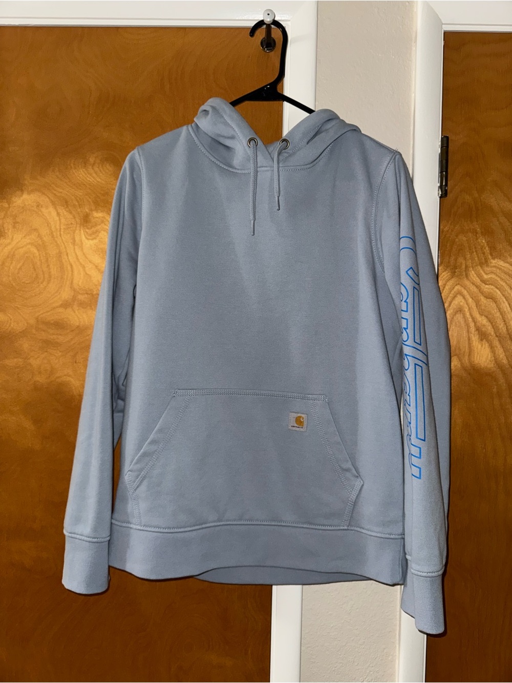 Carhartt Women’s Light Blue Hooded Sweatshirt